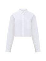 Alissa Cotton Cropped Shirt - Image 5